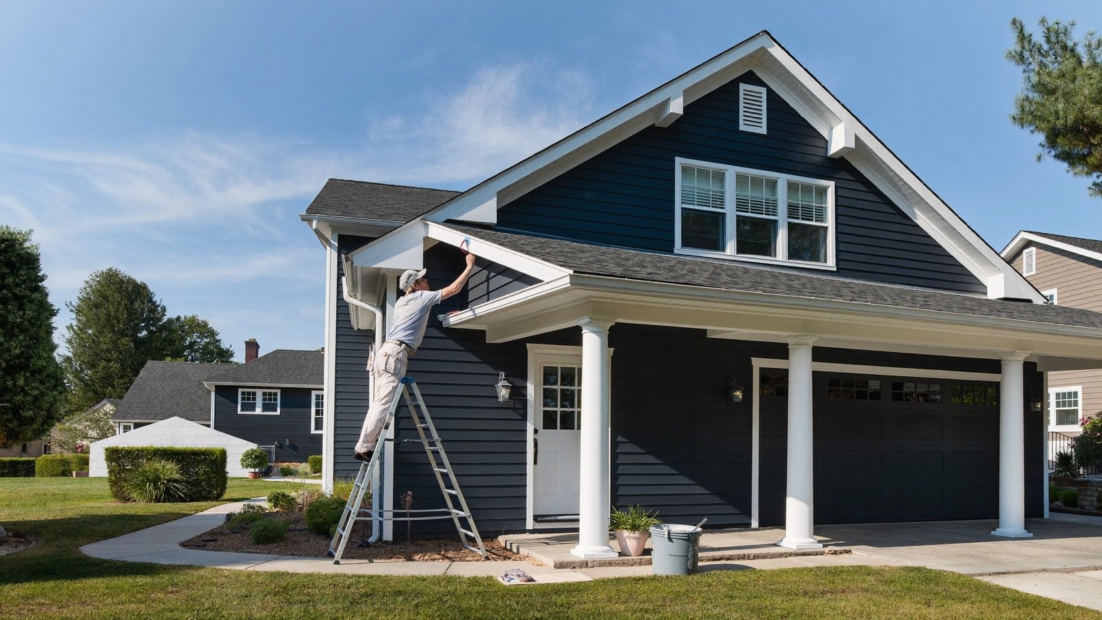 Exterior house painting in Burlington County, NJ