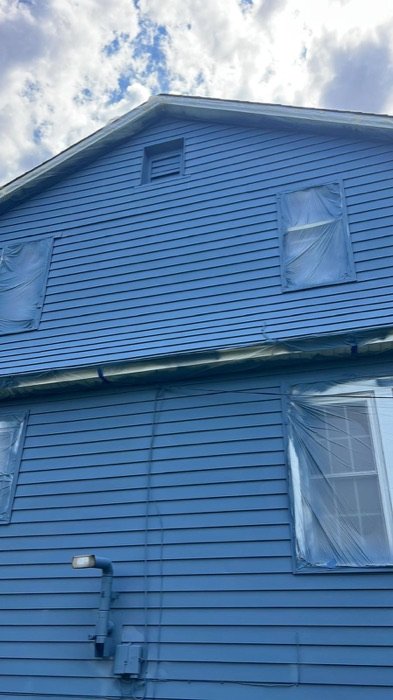 Exterior painting project by TY Painting in Burlington County, NJ