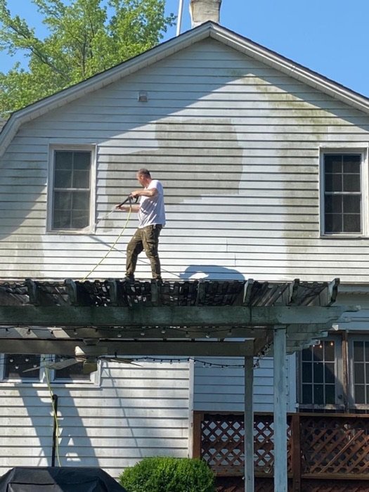 Exterior painting project by TY Painting in Burlington County, NJ