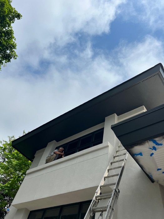 Exterior painting project by TY Painting in Burlington County, NJ