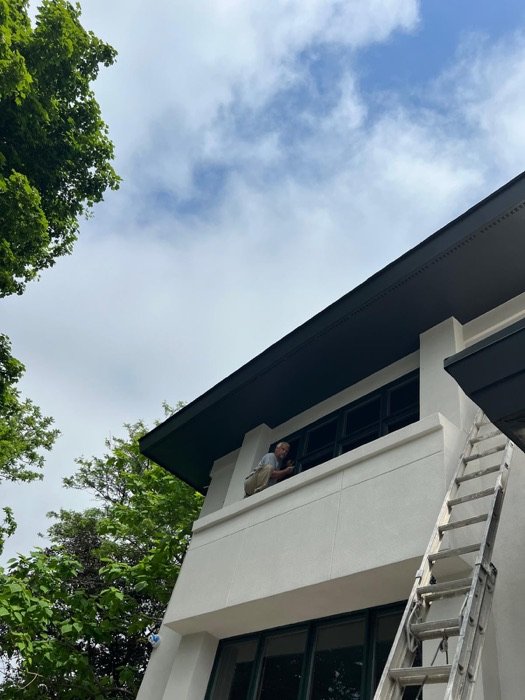 Exterior painting project by TY Painting in Burlington County, NJ