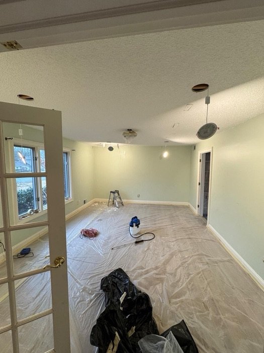 Interior painting project by TY Painting in Burlington County, NJ
