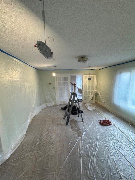 Interior painting project by TY Painting in Burlington County, NJ