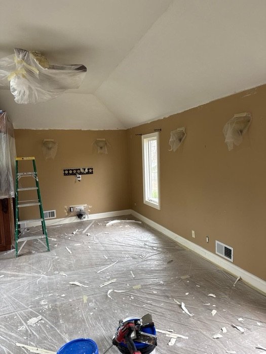 Interior painting project by TY Painting in Burlington County, NJ