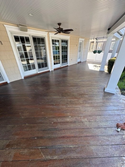 Decks & Patios painting project by TY Painting in Burlington County, NJ
