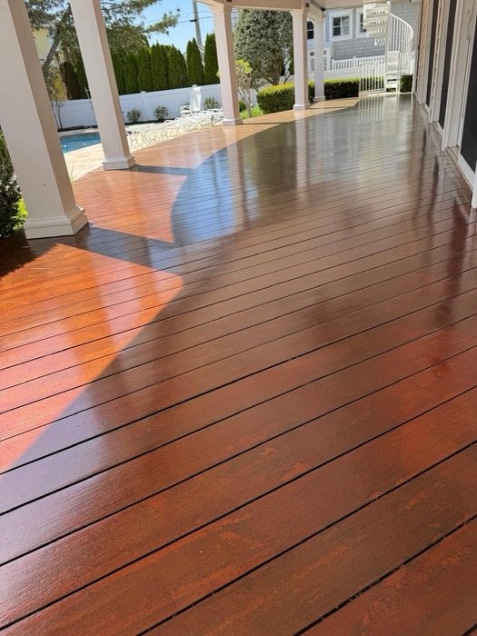 Decks & Patios painting project by TY Painting in Burlington County, NJ