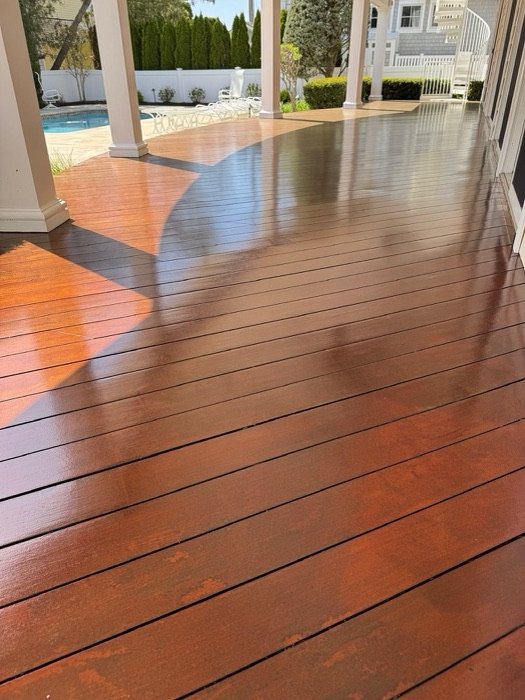 Decks & Patios painting project by TY Painting in Burlington County, NJ