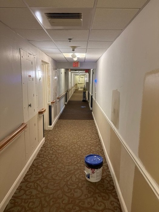 Commercial painting project by TY Painting in Burlington County, NJ