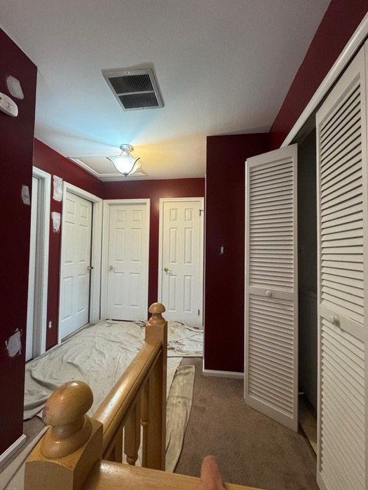 Interior painting project by TY Painting in Burlington County, NJ