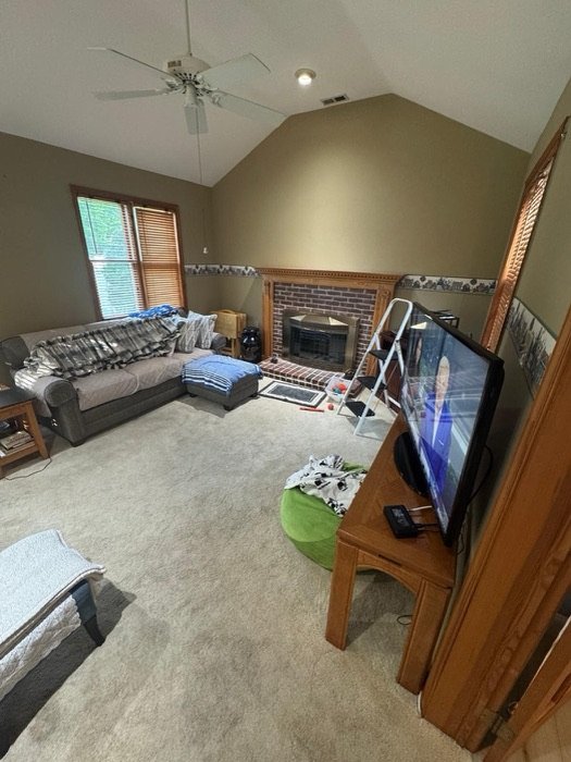 Interior painting project by TY Painting in Burlington County, NJ