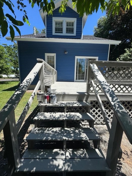 Exterior painting project by TY Painting in Burlington County, NJ