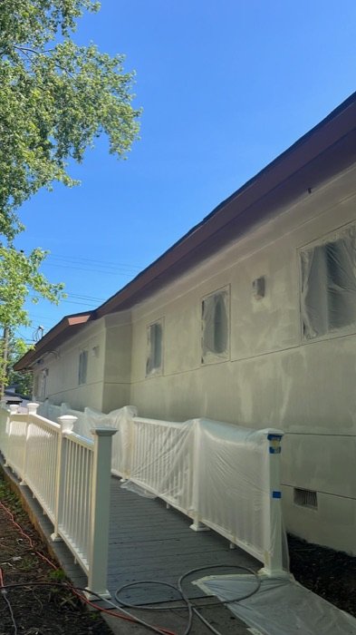 Exterior painting project by TY Painting in Burlington County, NJ