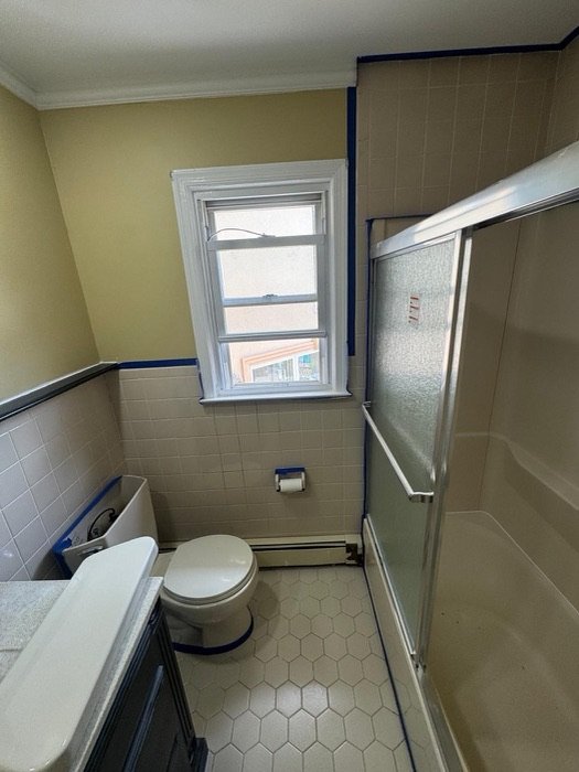 Bathrooms painting project by TY Painting in Burlington County, NJ