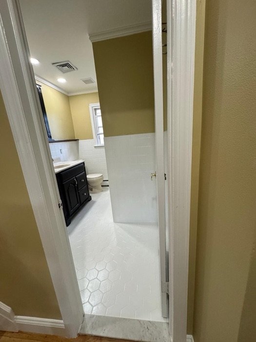 Bathrooms painting project by TY Painting in Burlington County, NJ