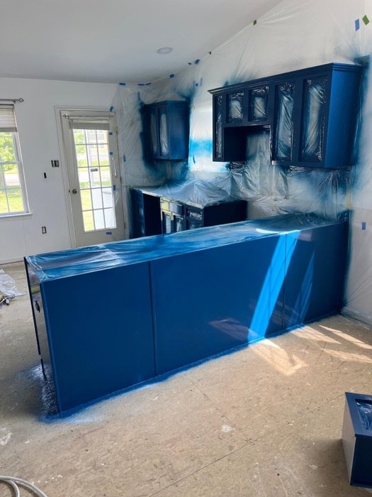 Kitchens & Cabinets painting project by TY Painting in Burlington County, NJ
