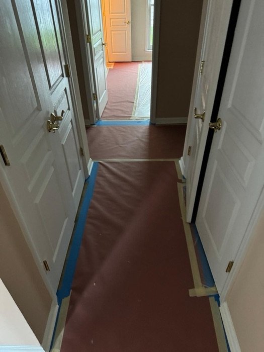 Interior painting project by TY Painting in Burlington County, NJ