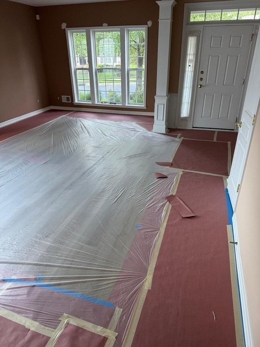 Interior painting project by TY Painting in Burlington County, NJ