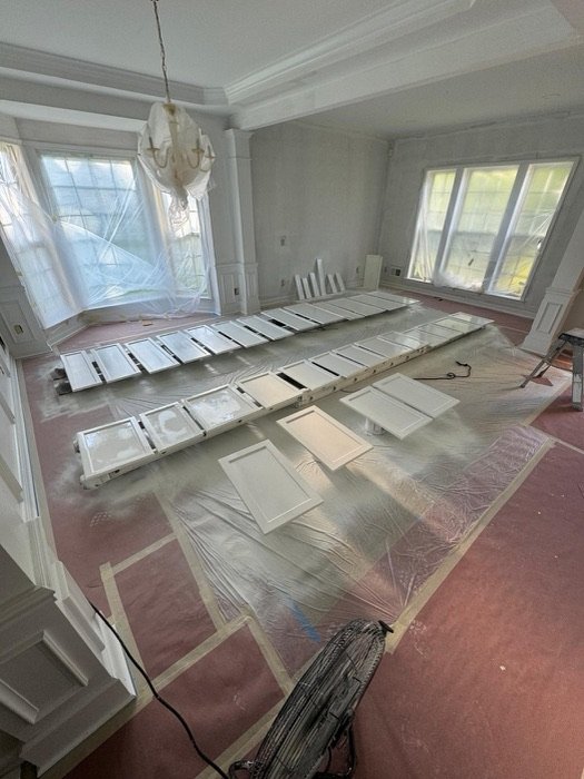 Interior painting project by TY Painting in Burlington County, NJ